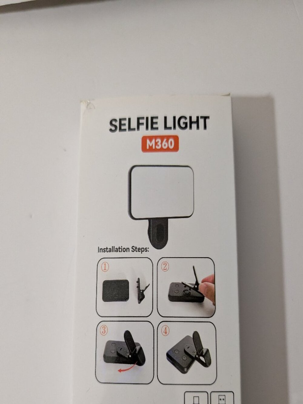 Cellphone selfie light